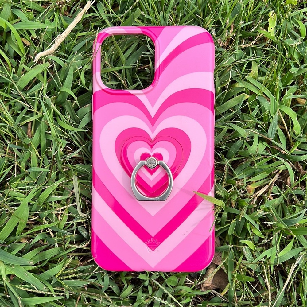 iPhone 13  Pro Max Pink Sweethearts Case with Ring Grip - Velvet Caviar